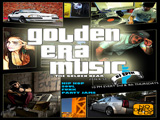 picture of golden era music flyer gta themed