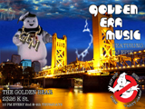 picture of golden era music flyer ghostbuster themed